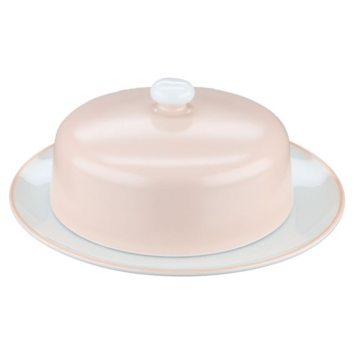 Butterdose rund klein - , rosa