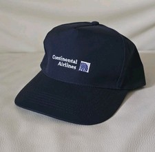 Continental Airlines✈️Cap Kappe Schildmütze verstellbar✈️marineblau✈️NEU Vintage