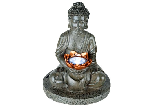 Buddha solarfigur für den - buddha,