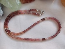 Pink-Turmalin Kette, 4mm fac
