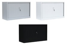 Sideboard Querrollladenschrank 120cm breit Aktenschrank Rolladenschrank 3 Farben