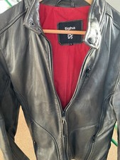 Tigha Lederjacke schwarz Gr. S