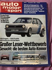 Auto Motor Sport 11 1979 Datsun 280ZX Chevy Citation Fiesta BMW 733  Volvo 244