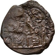 Byzanz Follis Bronze 22 mm/