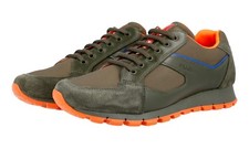 PRADA Leder + Nylon Sneaker -