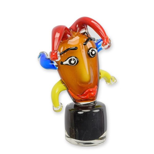Glasfigur murano stil kopf - glasfigur, murano-stil: