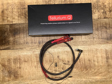 tellurium q black Phonokabel  1 m   SME gerade / RCA