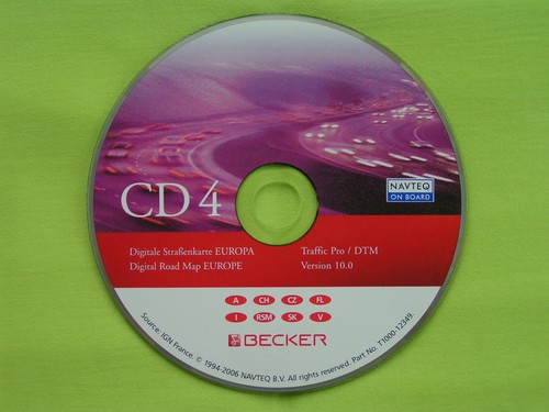 Navigation becker traffic - cd,