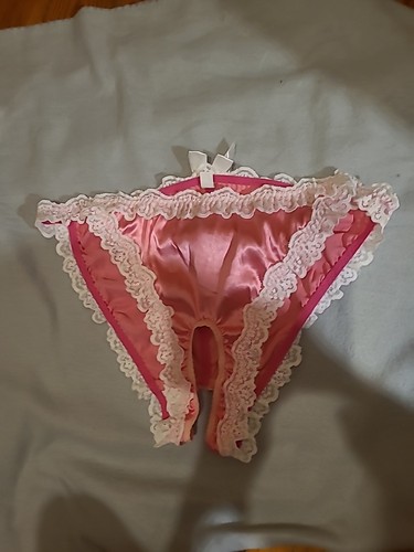 Satin slip ouvert mit - satin, 50