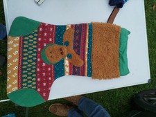 Großer Nikolausstiefel Handarbeit Elch Zum Befüllenoder Als Deko, 45cm X30cm