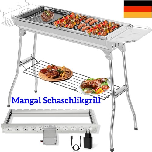 Mangal grill edelstahl - grill,