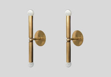 Paar Mid Century zylindrische