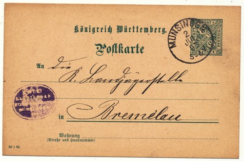 Württemberg 1893