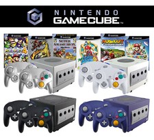 Nintendo GameCube Konsole + 1 2 3 4 Controller & Spiel-Wahl - Zustand: Gebraucht