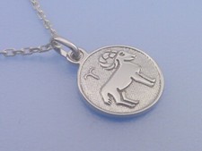 Echt 925 Sterling Silber Sternzeichen Anhänger wählbar Kette inkl. Schmuckbeutel