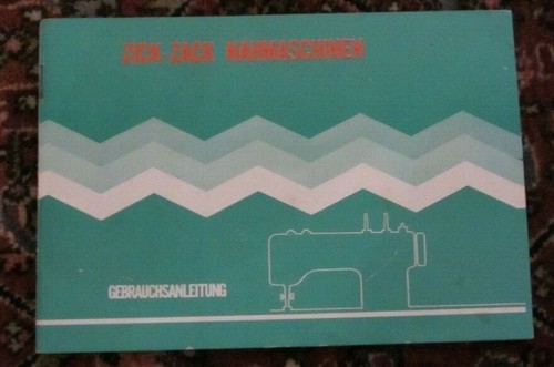 Bedienungsanleitug zick zack - bedienungsanleitug, zick-zack