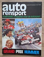 Programmheft/race programme Zandvoort Grand Prix Nederland - 27.08.1978
