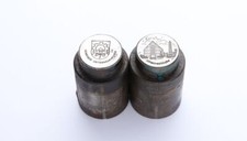 Historischer Prägestempel Wappen Gemeinde Unterneukirchen Münze Unikat Medaille 