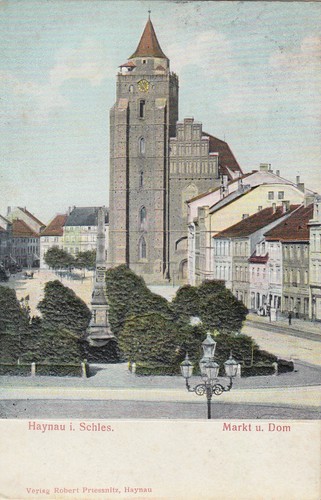 Prägekarte haynau - ak,