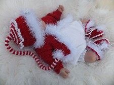 PAPIER STRICKANLEITUNG FÜR EIN WENIG MAGIC WEIHNACHTEN BABYS BABY/REBORN PUPPE DOLL