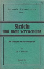 Buch: Siedeln und nicht