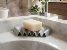 Seifenschale mit Wasserablauf