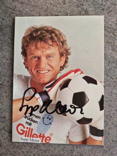Autogrammkarte sepp maier - autogrammkarte, fc