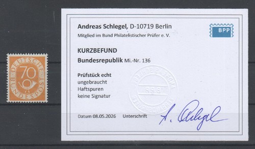 Brd bund 136 posthorn 70 - nr.,