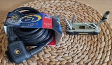 Fahrradzubehör : ABUS Winner Schloss 185 cm * Topeak Multifunktionswerkzeug *