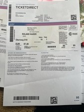 2 Konzertkarten für Roland
