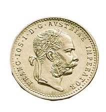 Goldmünze 1 Dukat Gold Franz Joseph - Österreich  1915 - Feingewicht: 3,44 g