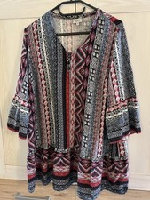 Choice Tunika Gr 46, rot blau