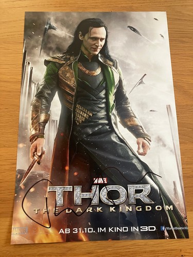 Tom hiddleston signed - hiddleston,