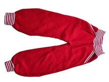 Pumphose roter Baumwollcord