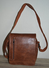 Damen Hand Tasche Lederimitation Damen Schultertasche mit Reißverschlusstaschen