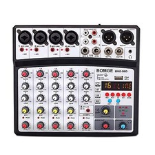 BOMGE 6 Kanal DJ Audio Mixer