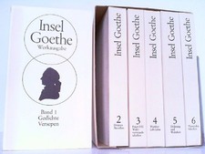 Goethe Werke. Mit einem Essay von Emil Staiger. Sechs Bände komplett ! 1. Gedich