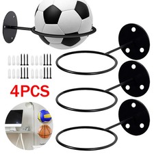 4 Stück Ball Halter, Wandhalterung Ball, Ball Rack Montiert Ball Wandhalterung
