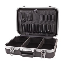 Hartschalen Werkzeugkoffer Hartschalenkoffer Elektrikerkoffer Koffer schwarz