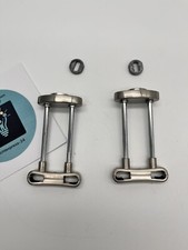 WOFI TAGO 230 Schienensystem Deckenhalter für Stromschienen Nickel Matt 2 stück