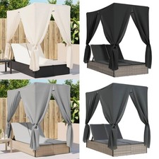 Doppel-Sonnenliege mit Dach