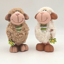 Schaf Dekofigur 2 Stück