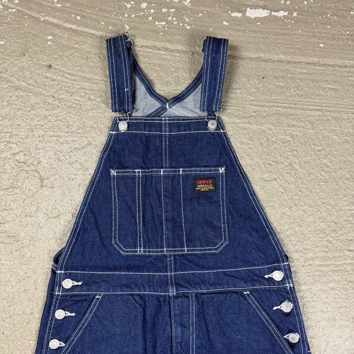 Levi latzhose blau denim - latzhose,