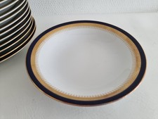 1 tiefer Teller Suppenteller Winterling Kirchenlamitz Scharffeuer Echt Kobalt