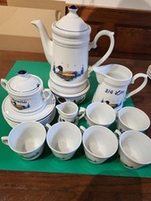 Kaffee- / Tee-Service 17 Teile. Alte Serie. Kronester Bavaria Happy Duck.