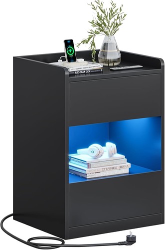 Nachttisch mit led - nachttisch, led-beleuchtung