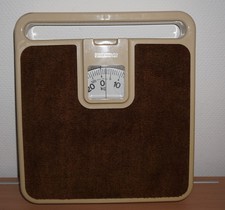 Soehnle Personenwaage mit Tragegriff / Zeigerwaage - analog - Vintage