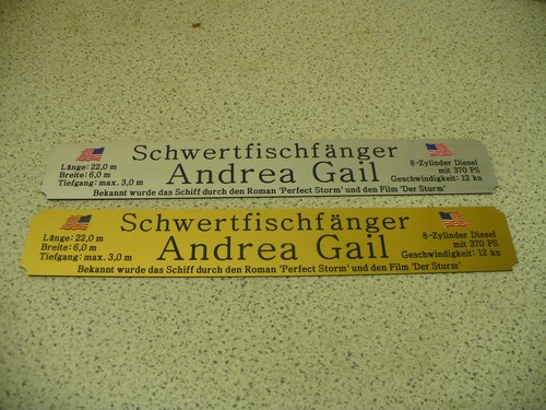 Namensschild für