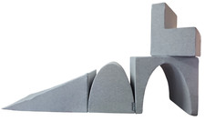Schaumstoffbausteine, Spielplatz aus Schaumstoff, KiddyMoon, UVP: 123,- €