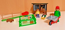 Playmobil "Hasenstall" mit Außengehege ohne OVP und Bauanleitung